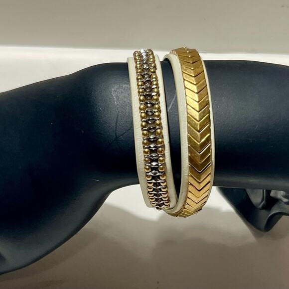 [Stella and Dot] Gilded Path Double Wrap bracelet - Picture 4 of 6